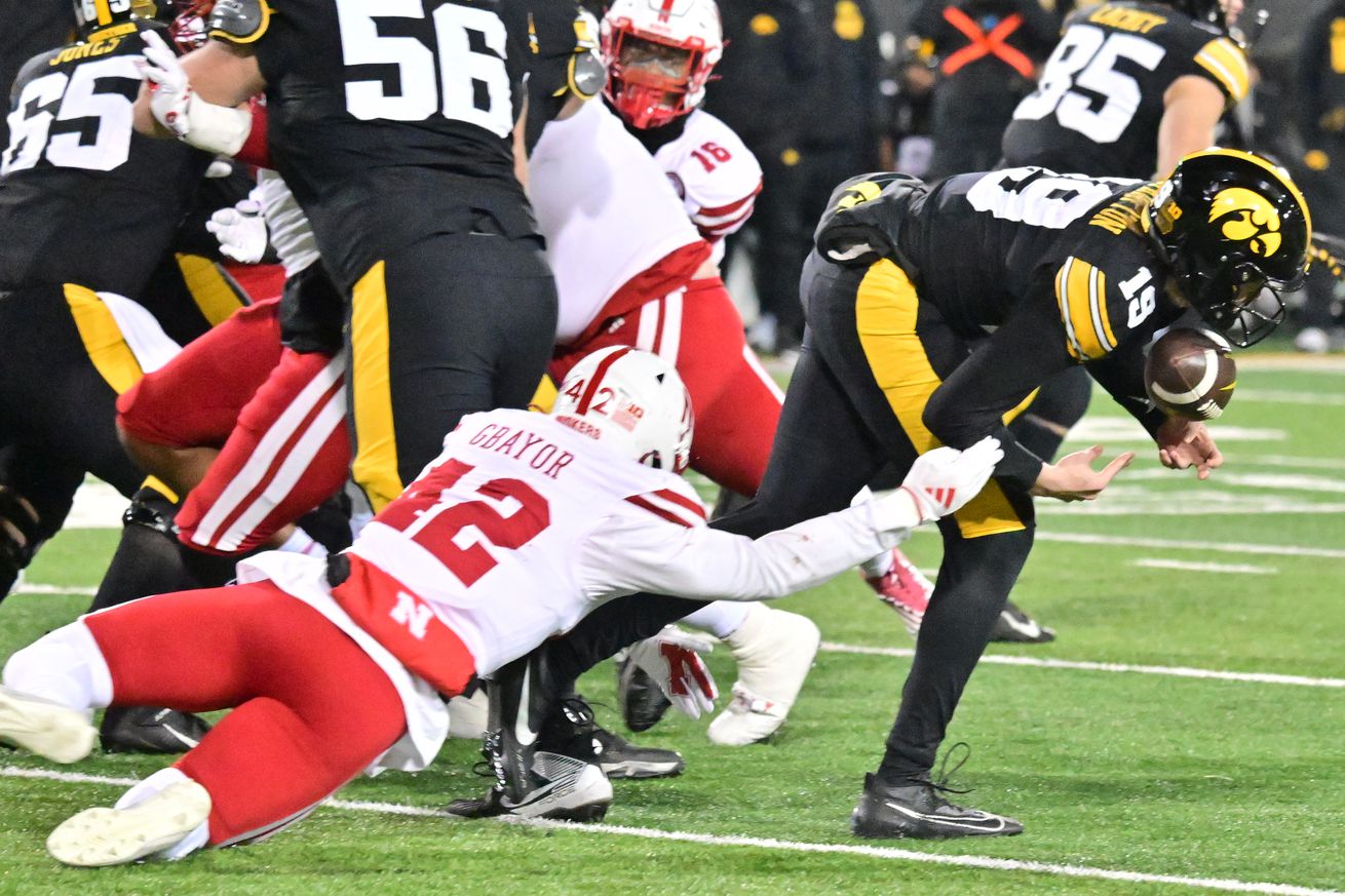COLLEGE FOOTBALL: NOV 29 Nebraska at Iowa