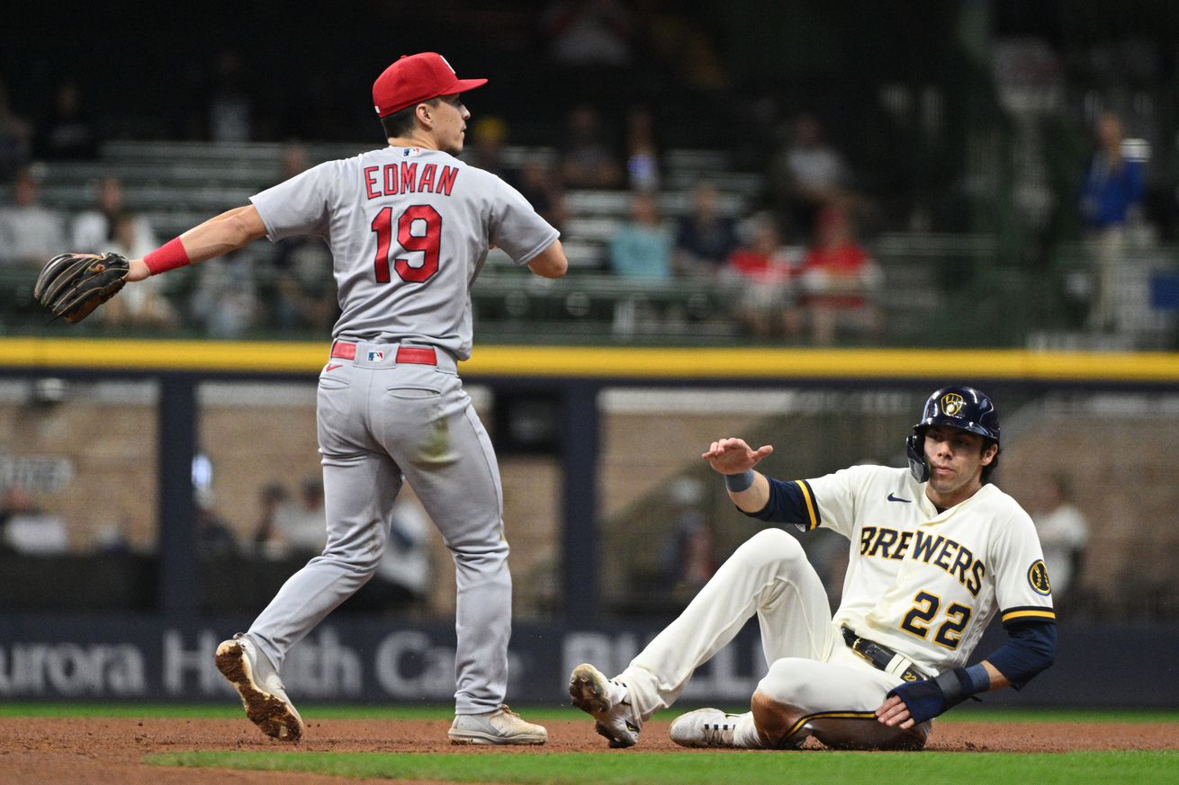 MLB: St. Louis Cardinals at Milwaukee Brewers